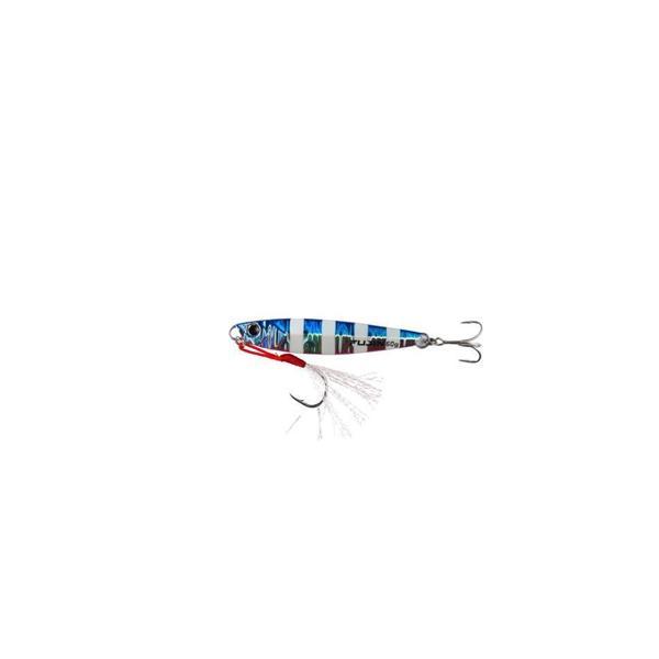 Fujin Jig-X Jigging Jig Yem Blue Pink Zebra Glow-30 Gr - Image 1