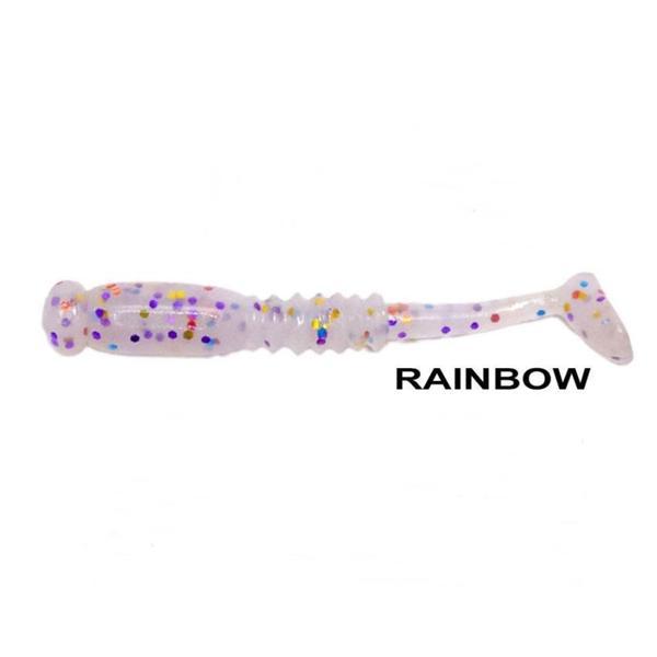 Ryuji Rock Tail 4cm Kokulu Silikon Yem [12 adet] RAİNBOW - Image 1