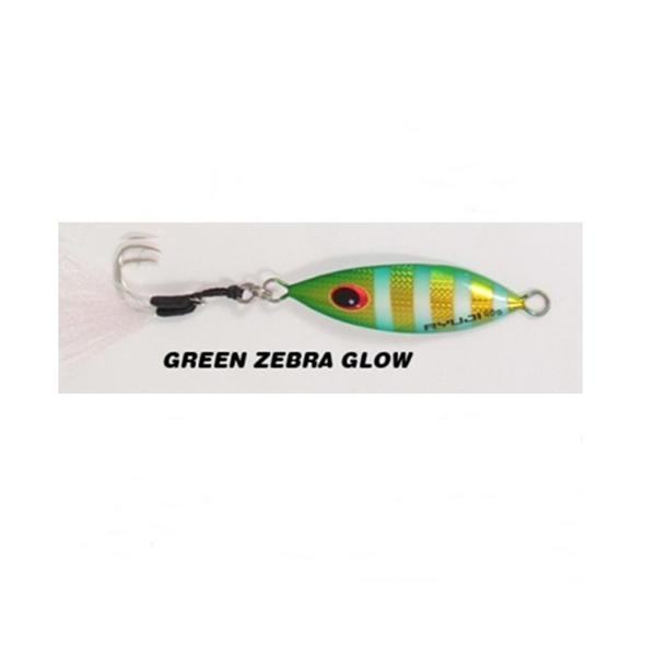 Ryuji Slow King Jig Yem Green Zebra Glow-30 Gr - Image 1