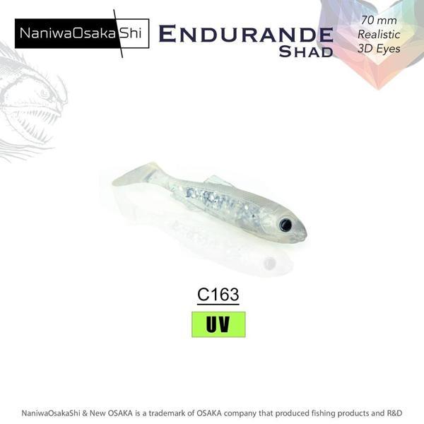 NaniwaOsakaShi Endurande Shad 70mm Silikon Yem C163 - Image 1