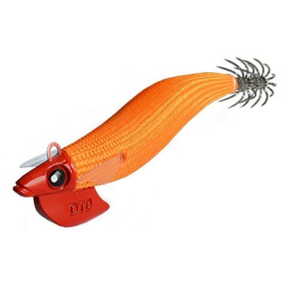 DTD Full Color Egi 3.0 TR Glow Sinking Speed 90 mm 30 gr Kalamar Zokası ORANGE - Image 1