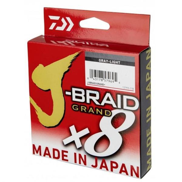 Daiwa J-Braid Grand x8 Gray-Light İp Olta Misinası 135 mt Gray/Light-0,06 MM - Image 1