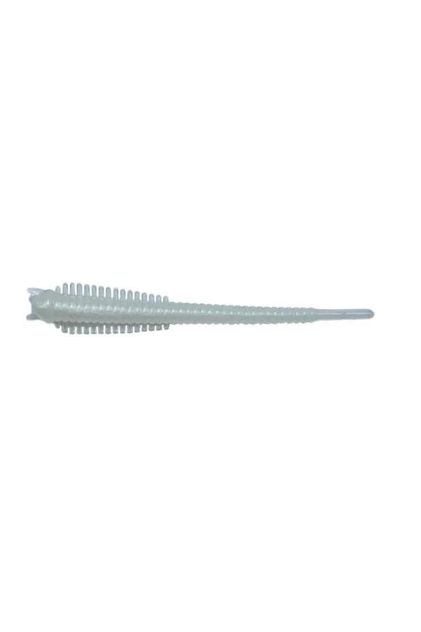 Spiinx Sandworm Silikon 9cm Lrf Silikon Yem Glow Pearl White - Image 1