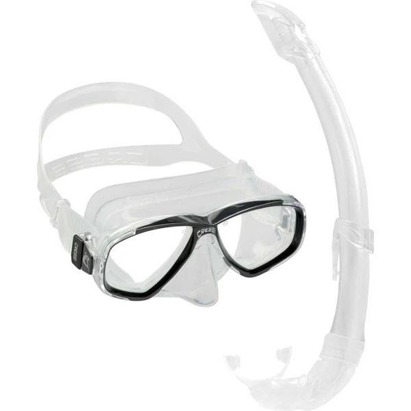 Cressi Perla Maske Mexico Şnorkel Seti CLEAR-BLACK - Image 1