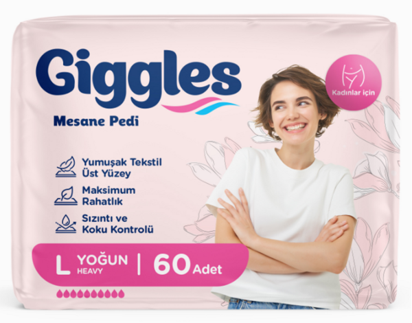 Giggles Kadın Mesane Pedi Large(Yoğun) 60 Adet - Image 1