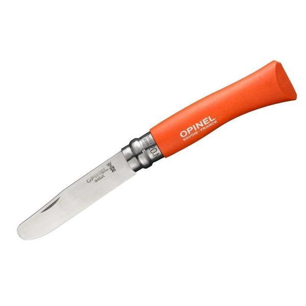 Opinel Inox No 7 Gürgen Saplı Paslanmaz Çelik Çakı TURUNCU - Image 1
