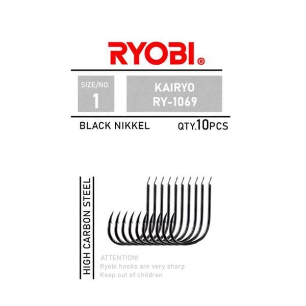 Ryobi Kairyo RY-1069 Black Nickel Olta İğnesi Black Nickel-NO:1/0 - Image 1