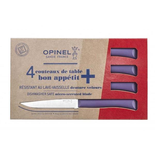 Opinel Bon Appetit 4 Parça Paslanmaz Sofra Bıçağı MOR - Image 1