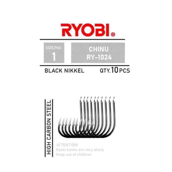 Ryobi Chinu RY-1024 Black Nickel Olta İğnesi Black Nickel-NO:2/0 - Image 1