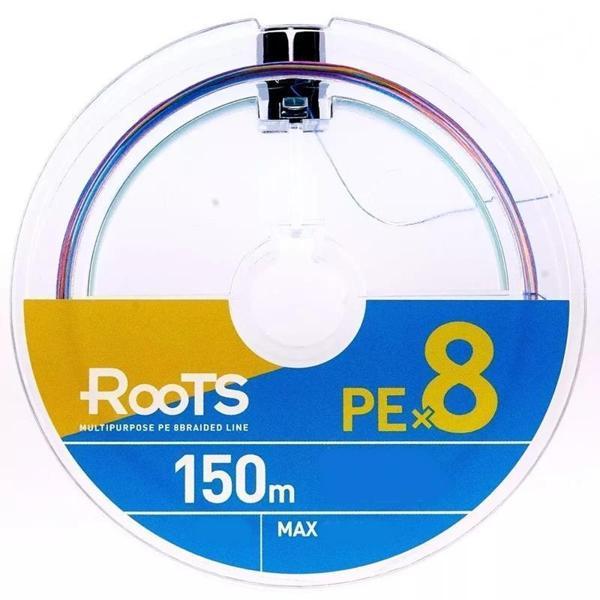 Gosen X8 Roots PE 8 Örgü Spin İp Misina 150mt Multi Color MultiColor-0,216 MM - Image 1