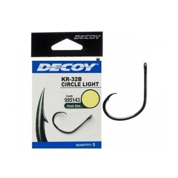 Decoy KR-32B Circle Light Olta İğnesi Black Nickel-NO:1/0 - Image 1