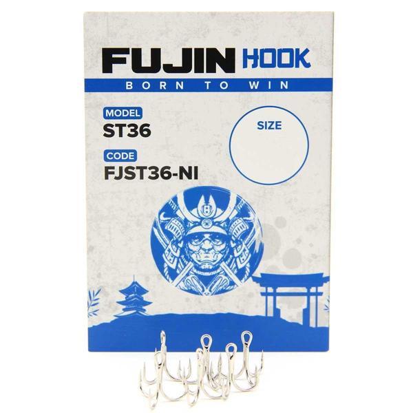 Fujin ST36 Nickel Üçlü Maket Balık İğnesi Nickel-NO:18 - Image 1