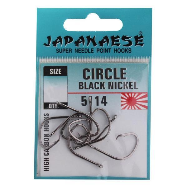 Japanese Circle Black Nikel Olta İğnesi Black Nickel-NO:2/0 - Image 1