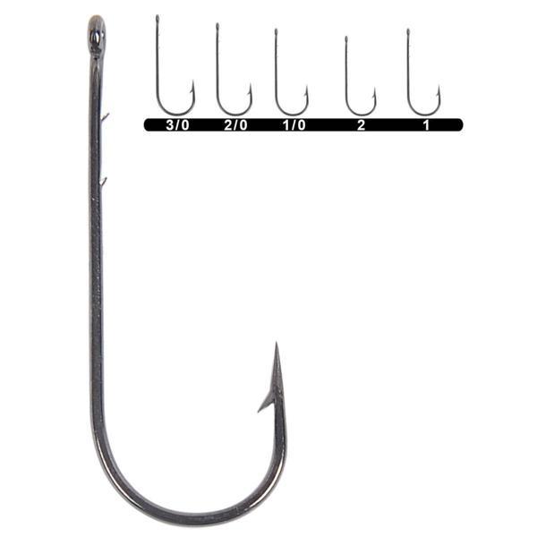 Youvella Black Nikel Delikli Olta İğnesi Black Nickel-NO:1/0 - Image 1