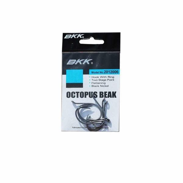 Bkk Octopus Beak BP011 Black Nikel Olta İğnesi Black Nickel-NO:6/0 - Image 1