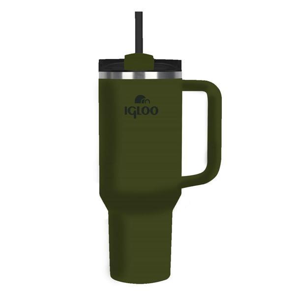 İgloo Stadler Thermo-Mug 1.2 Litre Pipetli Termos Bardak HAKİ - Image 1