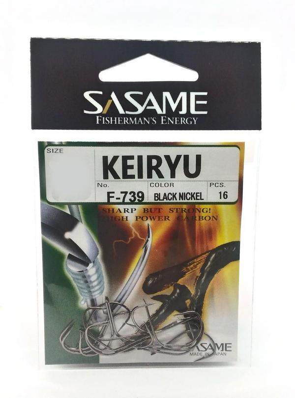 Sasame Keiryu F 739 Black Nikel Olta İğnesi Black Nickel-NO:7 - Image 1