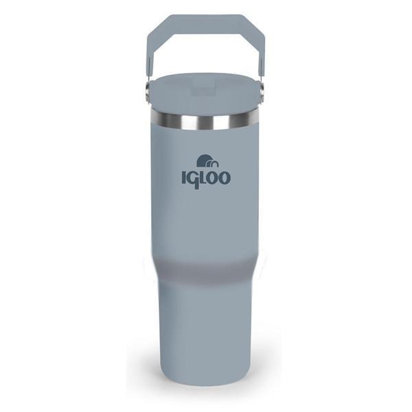 İgloo Powder Termos 900 ML Pipetli Termos Bardak GRİ - Image 1