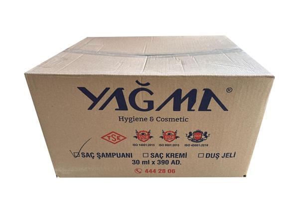Mini Tek Kullanımlık Otel Kamp Seyehat Saç Şampuanı - 30cc / 30 Ml. - 390 Adet - Koli - Image 1