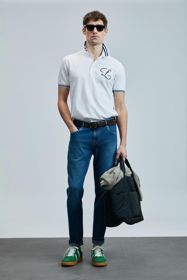 Lufian Erkek Anatol Smart Slim Fit Jean Pantolon 111200197 Mavi - Image 1