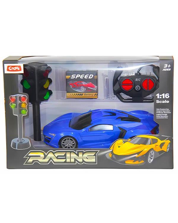 Ctoys 1:16 Uzaktan Kumandalı Usb Araba RC Trafik Işıklı Mavi 29AC - Image 1