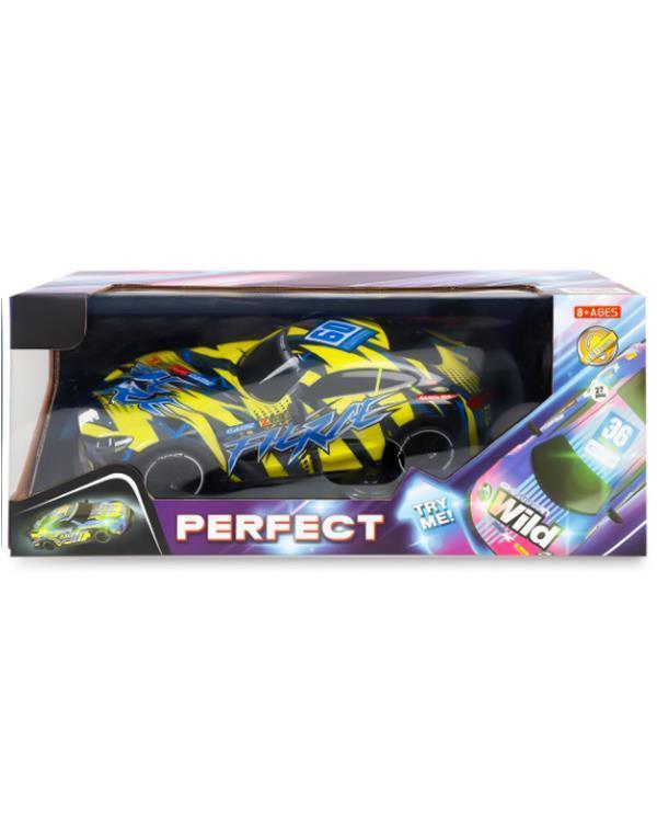 Ctoys 1:16 Uzaktan Kumandalı Neon Işıklı Spor Araba Sarı P383 - Image 1