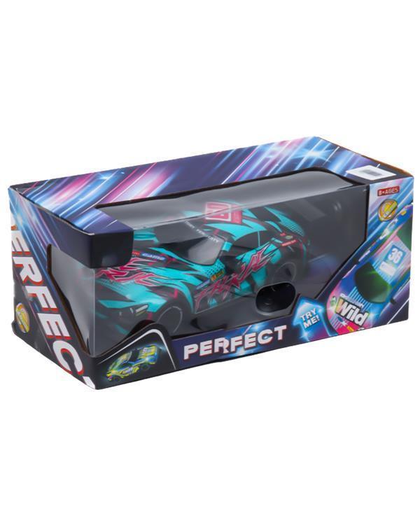 Ctoys 1:16 Uzaktan Kumandalı Neon Işıklı Spor Araba Turkuaz P383 - Image 1