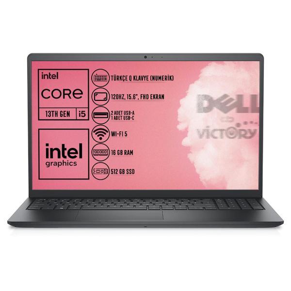 Dell Vostro 3530 i5-1334U 16GB 512GB SSD 15.6" FHD 120Hz Ubuntu Taşınabilir Bilgisayar N3404PVNB3530U - Image 1