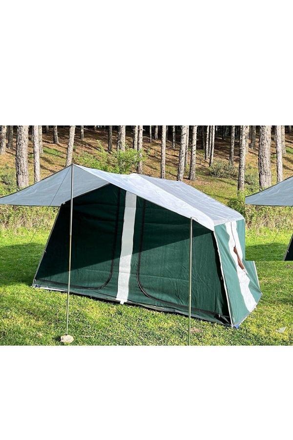 Zeycamping Iki Oda Aile Kamp Ormancı Depo Dağcı Şantiye 7 Kişilik Çadır - Image 1