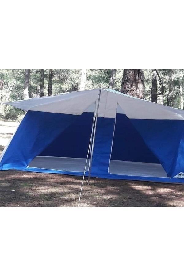 Zeycamping 2 Odalı 4 Mevsimlik Kamp Aile Ormancı Depo Şantiye Dağcı Çadırı - Image 1