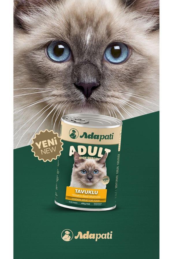 Ada Pati Tavuk Eti Aromalı Komple Yetişkin Kedi Maması 415 Gr - Image 1