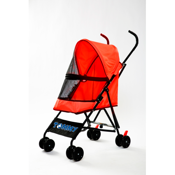 Tommy Evcil Hayvan Arabası Kırmızı 76.5*44*99cm Max 15kg - Image 1