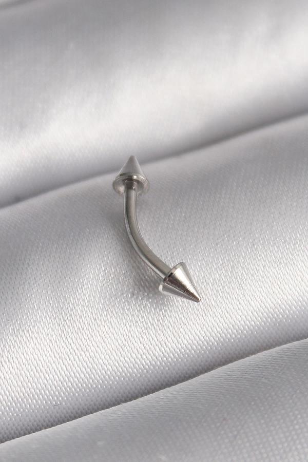 Celira Çelik Gümüş Renk Çivi Model Piercing - Image 1