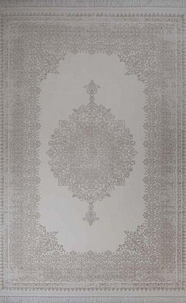 Gabardin Alessa 8011 Krem Serisi Triko Akrilik Salon Oturma Yatak Odası Halısı - Image 1