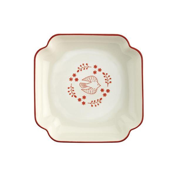 Aryıldız Red Bird Köşeli Tabak 19 cm - Image 1