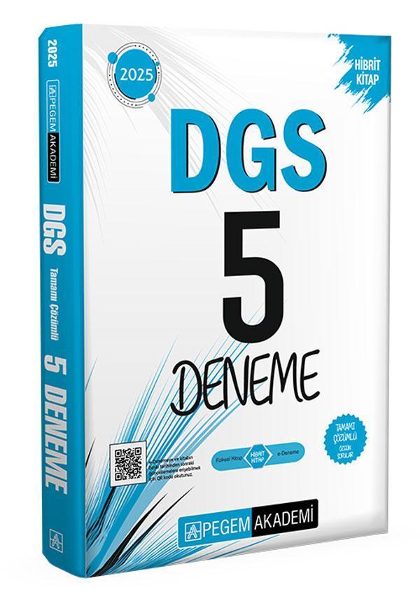 2025 DGS Tamamı Çözümlü 5 Deneme - Pegem Akademi Yayıncılık - Image 1