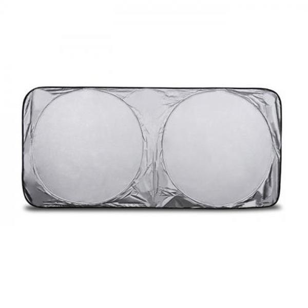 Polham 142x67 CM Universal Araç İçi Ön Cam Güneş Koruyucu Branda, Sedan, Suv ve Hatchback Uyumlu - Image 1
