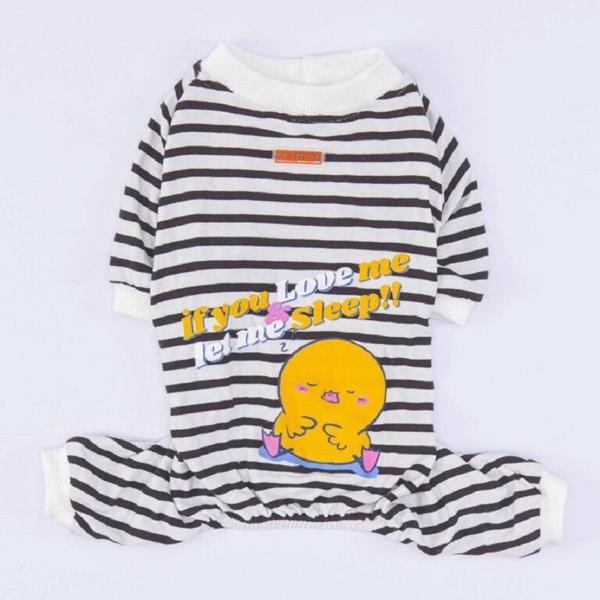 Siyah Let Me Sleep Kedi Köpek Pijama Tulum - Image 1