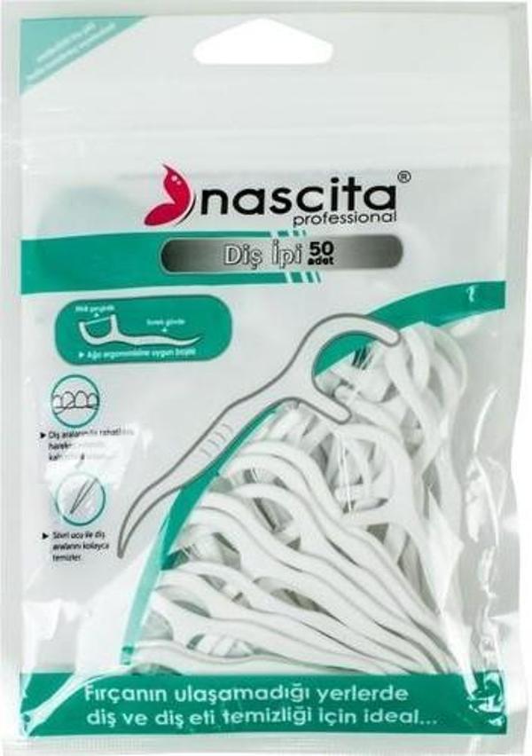 Nascita Nane Aromalı Kürdanlı Diş İpi 50'li - Image 1