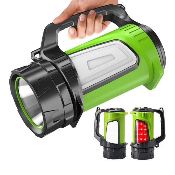 Powermaster Şarjlı Ledli Uzun Menzilli Kamp Ve Ev Tipi Işıldak Fener Powerbank Özellikli - Image 1