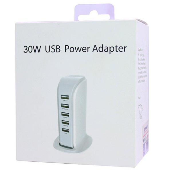 Ayt Powermaster 5 Kanal USB Güç İstasyonu Masa Üstü Powerbank Taşınabilir Şarj Cihazı - Image 1