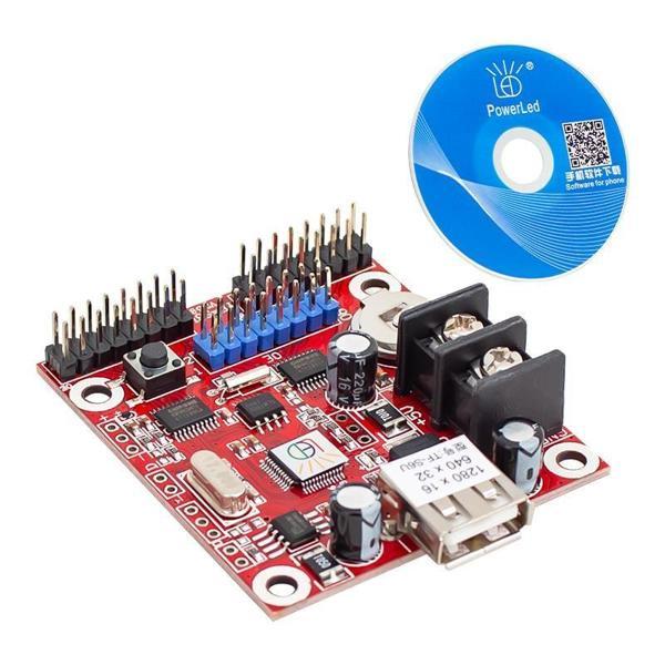 Ayt Powermaster TF-S6U Usb Ux2 2 li Led Panel Kartı P10 Panel İçin - Image 1
