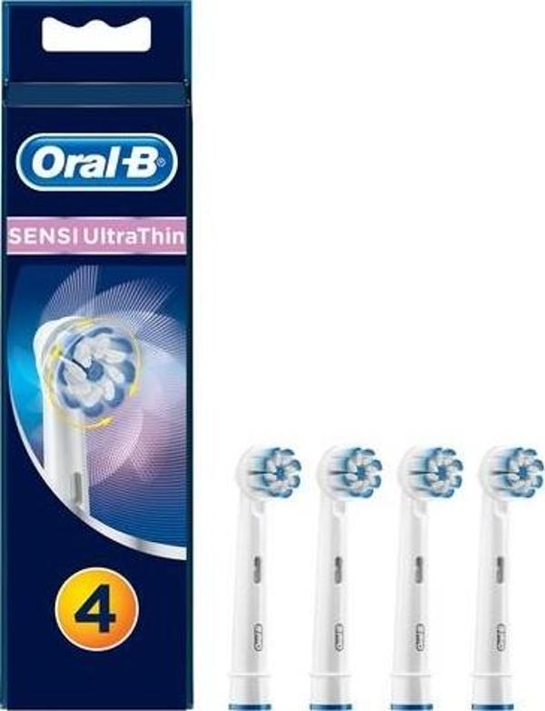 Oral-B Sensitive Ultra Thin 4'Lü Diş Fırçası Yedek Başlığı Eb60 - Image 1
