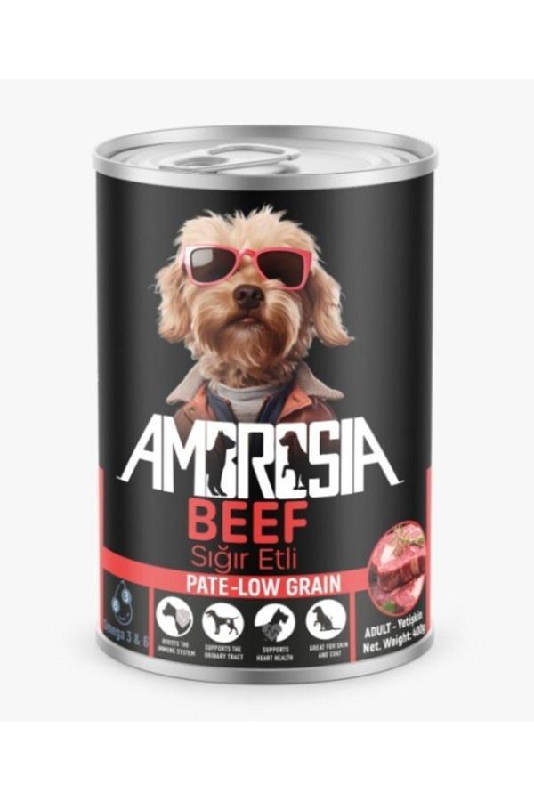 Ambrosia Pate Sığır Etli Yetişkin Köpek Konserve 400 Gr X 3 Adet - Image 1