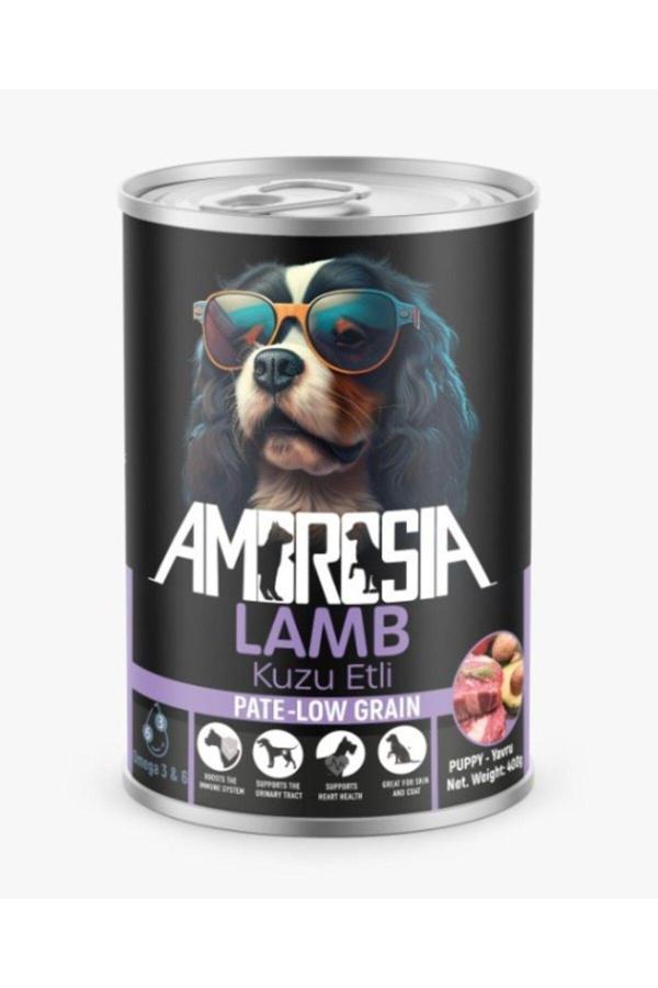 Ambrosia Pate Puppy Kuzu Etli Yavru Köpek Konserve 400 Gr X 3 Adet - Image 1