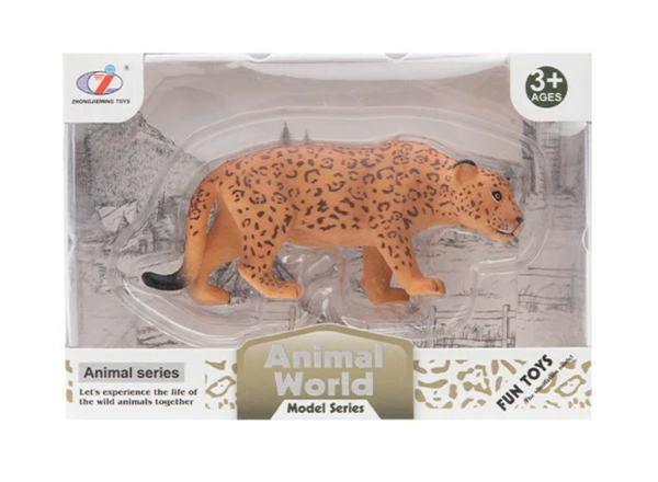 Kutulu Model Figür Hayvan Kurt Leopar - Image 1