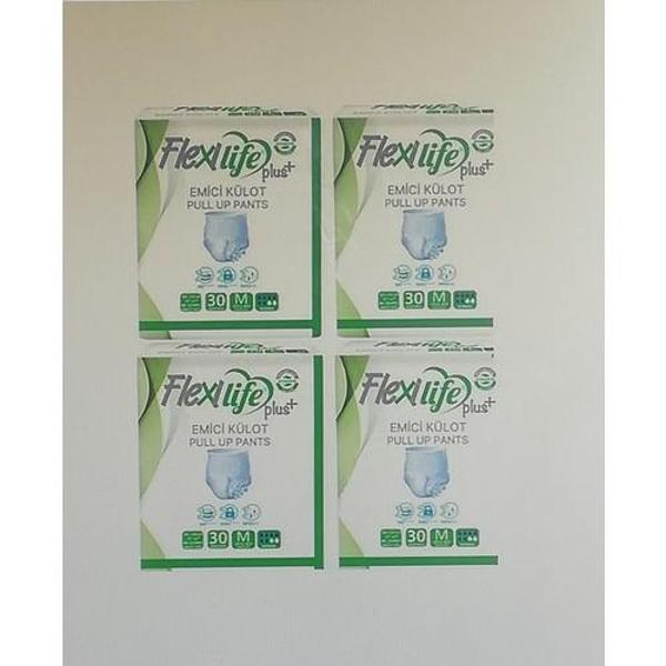 Flexilife Plus Emici Külot Orta Boy Medium 30'lu 4 paket / 120 adet - Image 1
