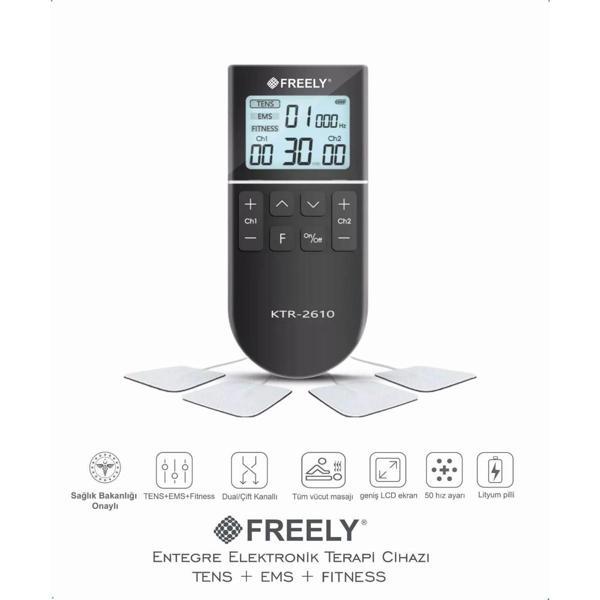 KTR-2610 Şarjlı Elektronik Terapi Cihazı Tens-Ems-Fıtness - Image 1