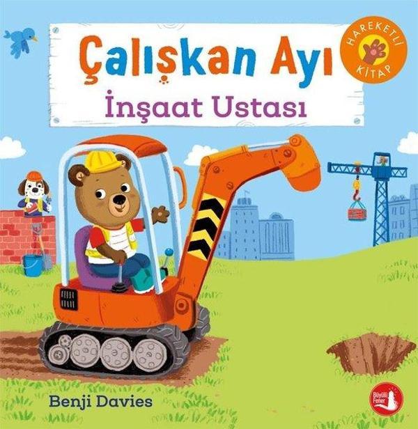 Çalışkan Ayı - İnşaat Ustası-Hareketli Kitap - Büyülü Fener - Image 1