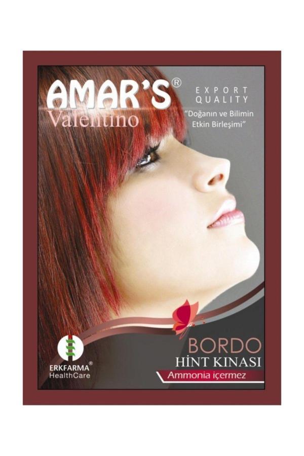 Amar's Orjinal Hint Kınası (Bordo) - Image 1
